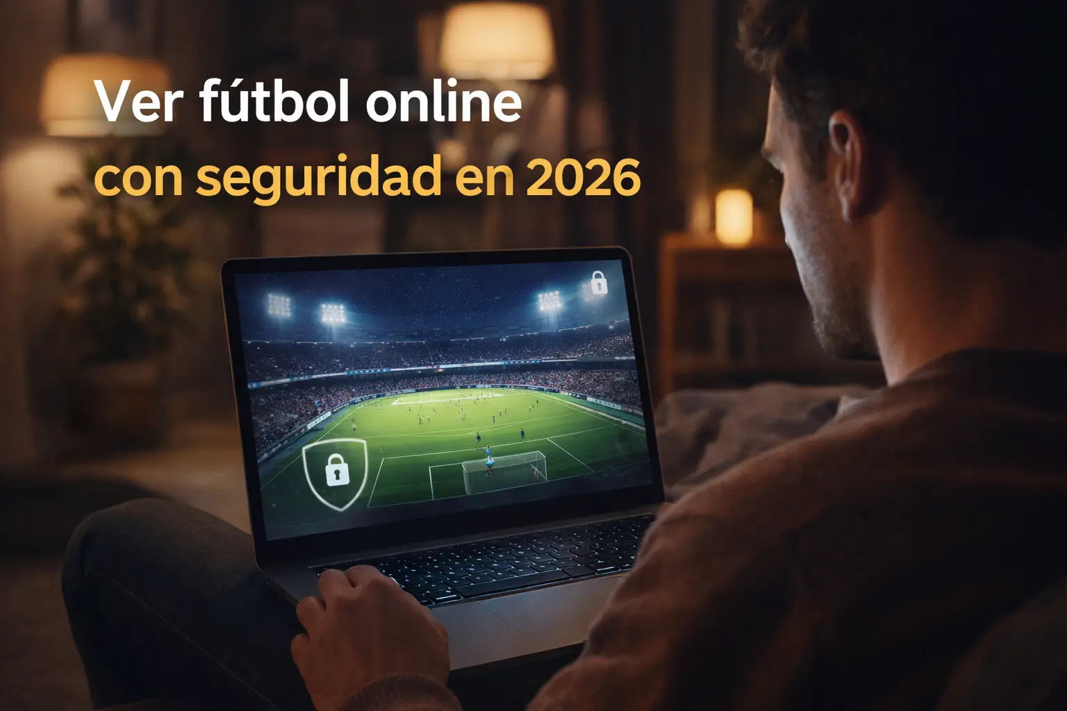 Imagen de ver fútbol online con seguridad en 2026