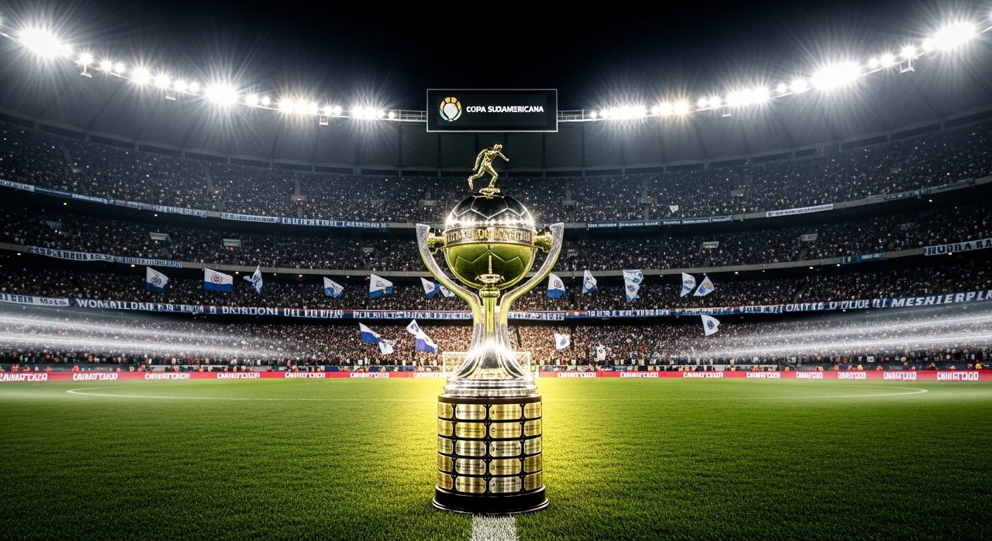 Imagen del trofeo de la Copa Sudamericana