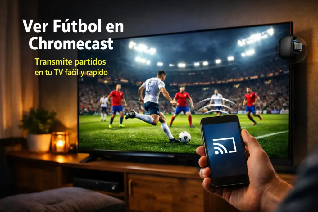imagen para Ver Fútbol en Chromecast