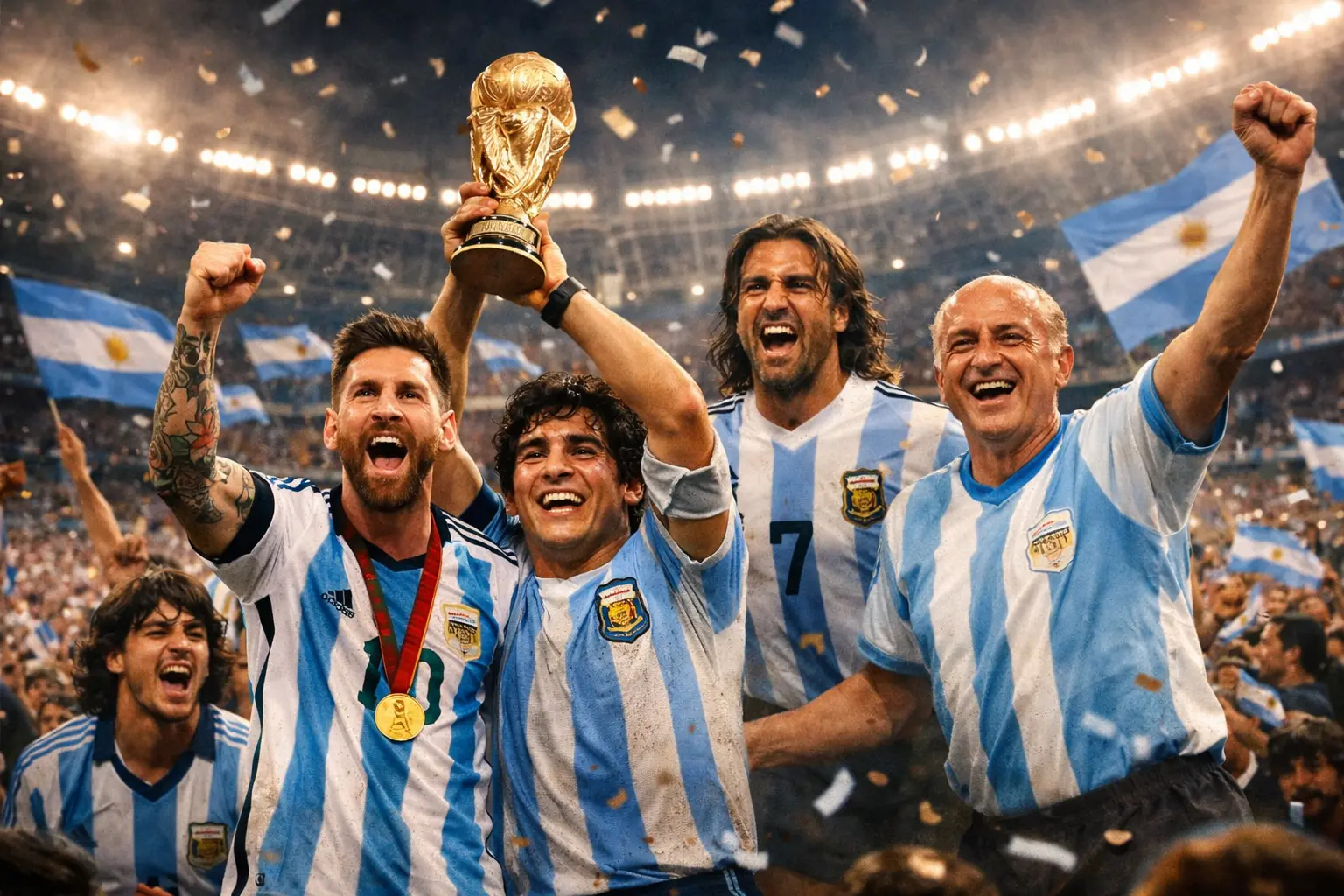 imagen paraLos 10 Mejores Jugadores Argentinos en la Historia del Fútbol