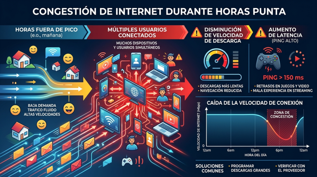infografia para ¿Cuándo el Buffering Indica Problemas del Proveedor de Internet